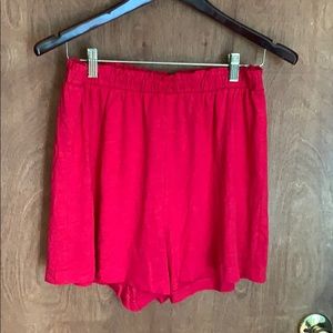Cute Red Lounge Shorts
